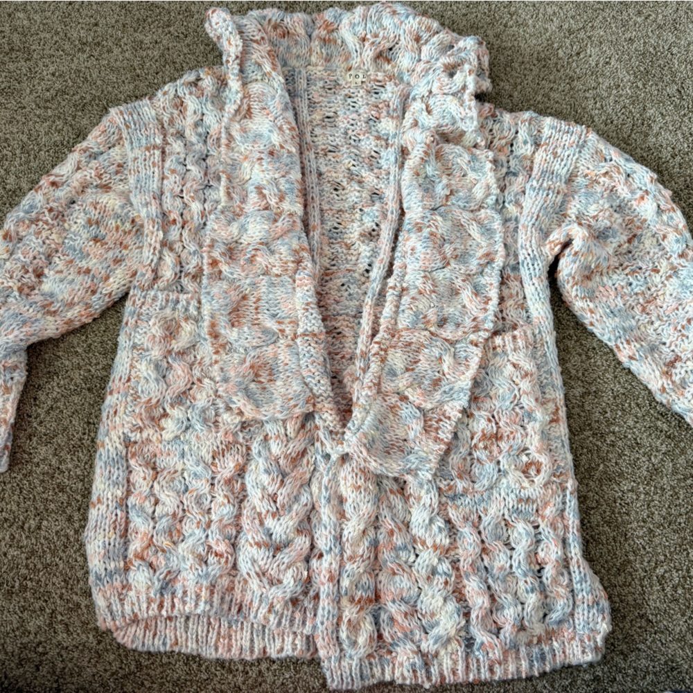 POL Soft Pastel Knit Cardigan